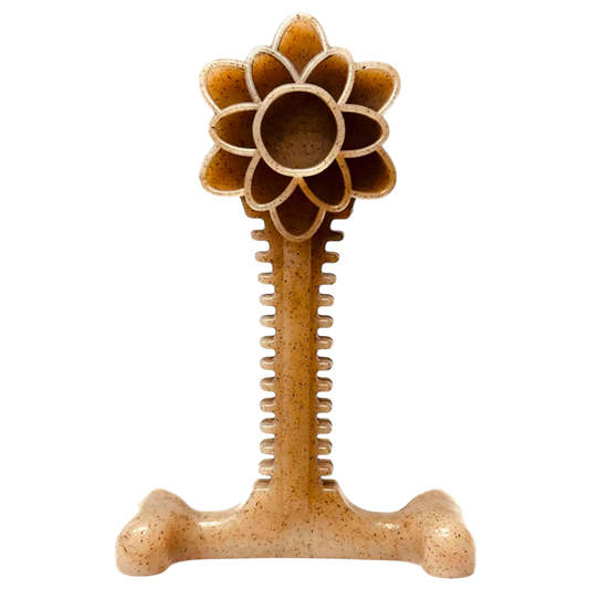 Honey Bone Dental Flower Tower - Indestructible Nylon Dog Chew Toy