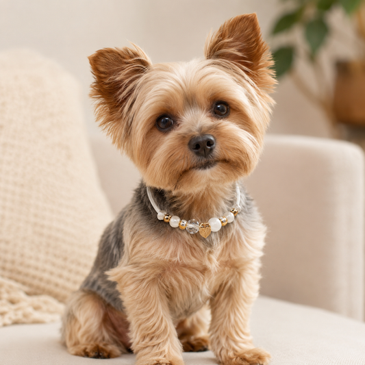 Beaded Charm Collar Size Small