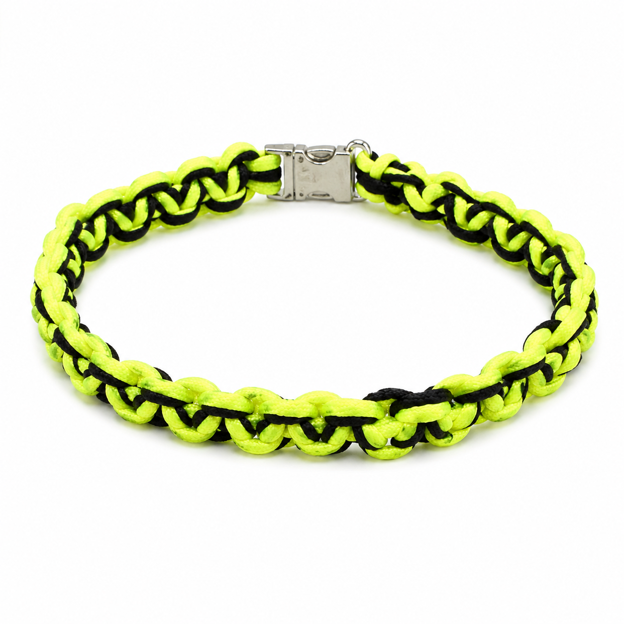 Handwoven Paracord Collar Size Small