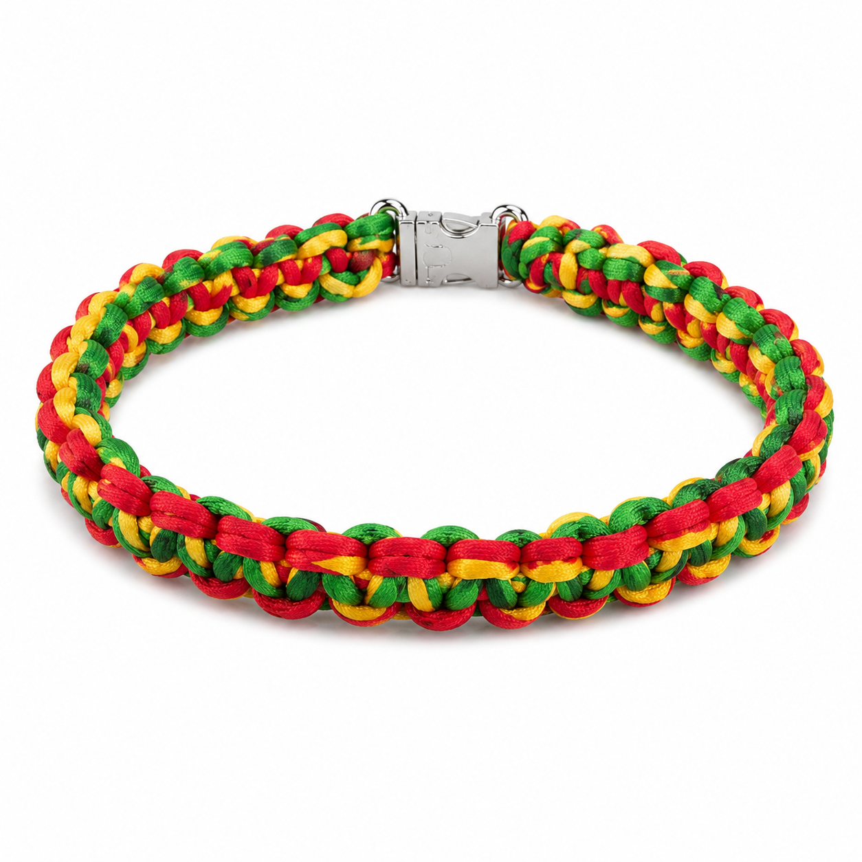 Handwoven Paracord Collar Size Small