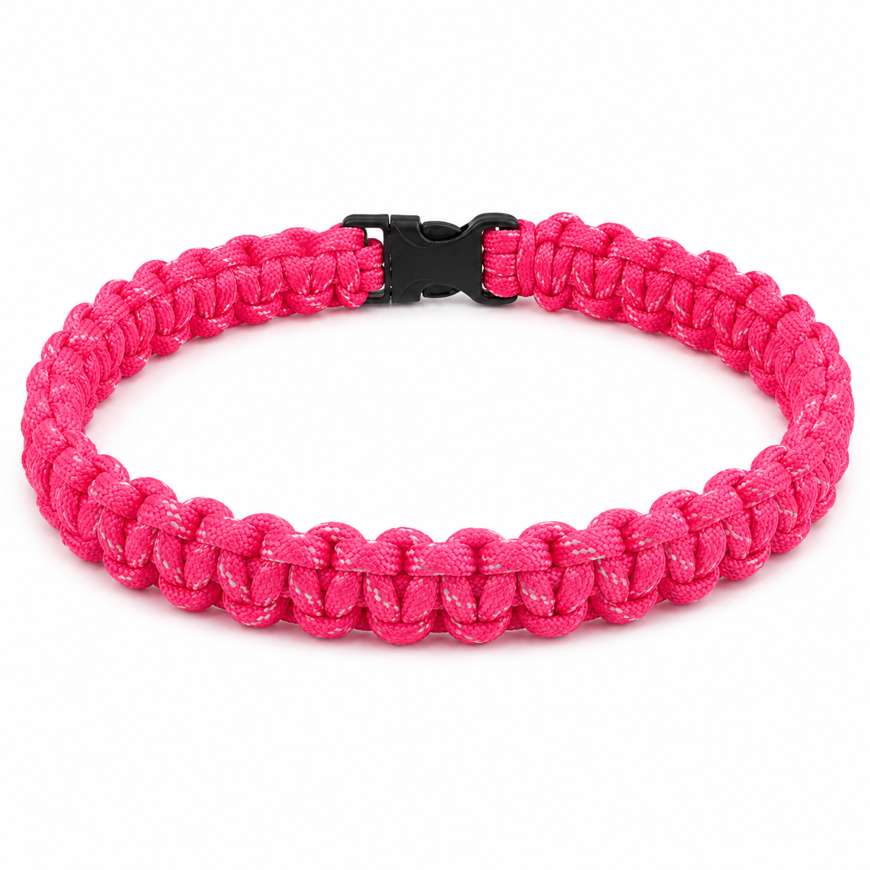 Handwoven Paracord Collar  Size Medium