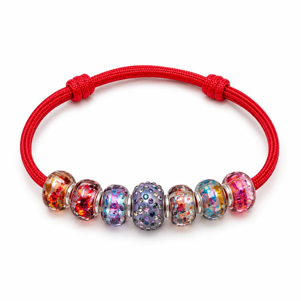Beaded Charm Collar Size Small