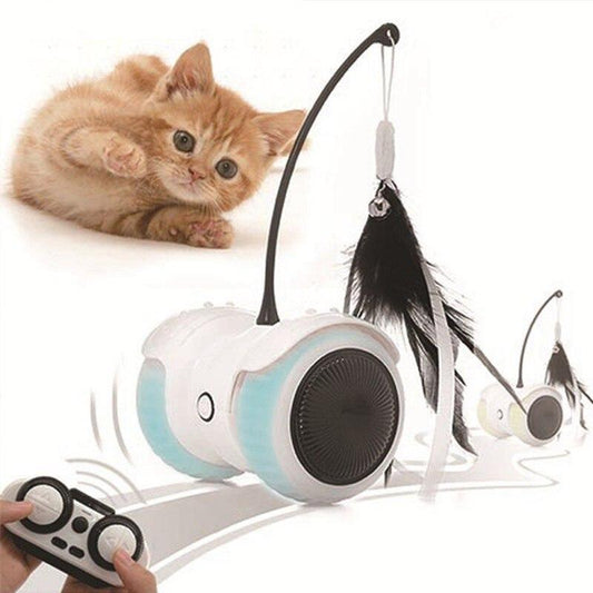 Electric Pet Smart Interactive Cat Toy with Remote Control Car