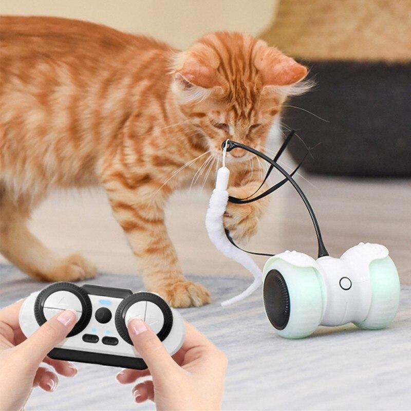 Electric Pet Smart Interactive Cat Toy with Remote Control Car