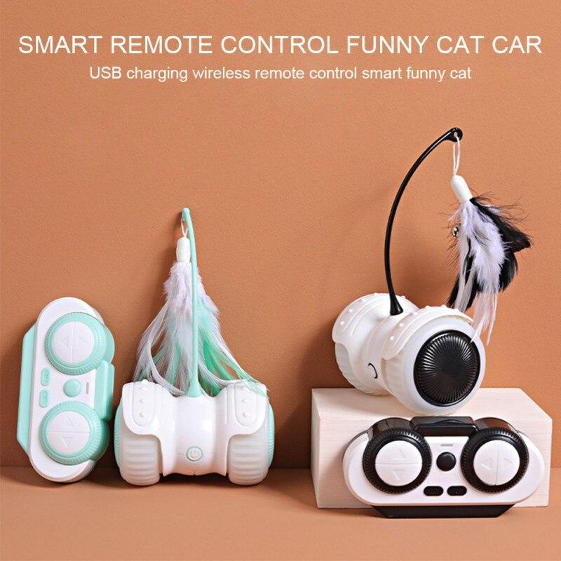 Electric Pet Smart Interactive Cat Toy with Remote Control Car